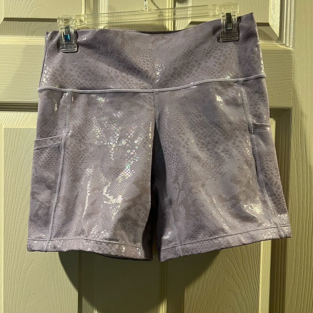 Constantly Varied Gear Shiny Lavender Bike Shorts 5”